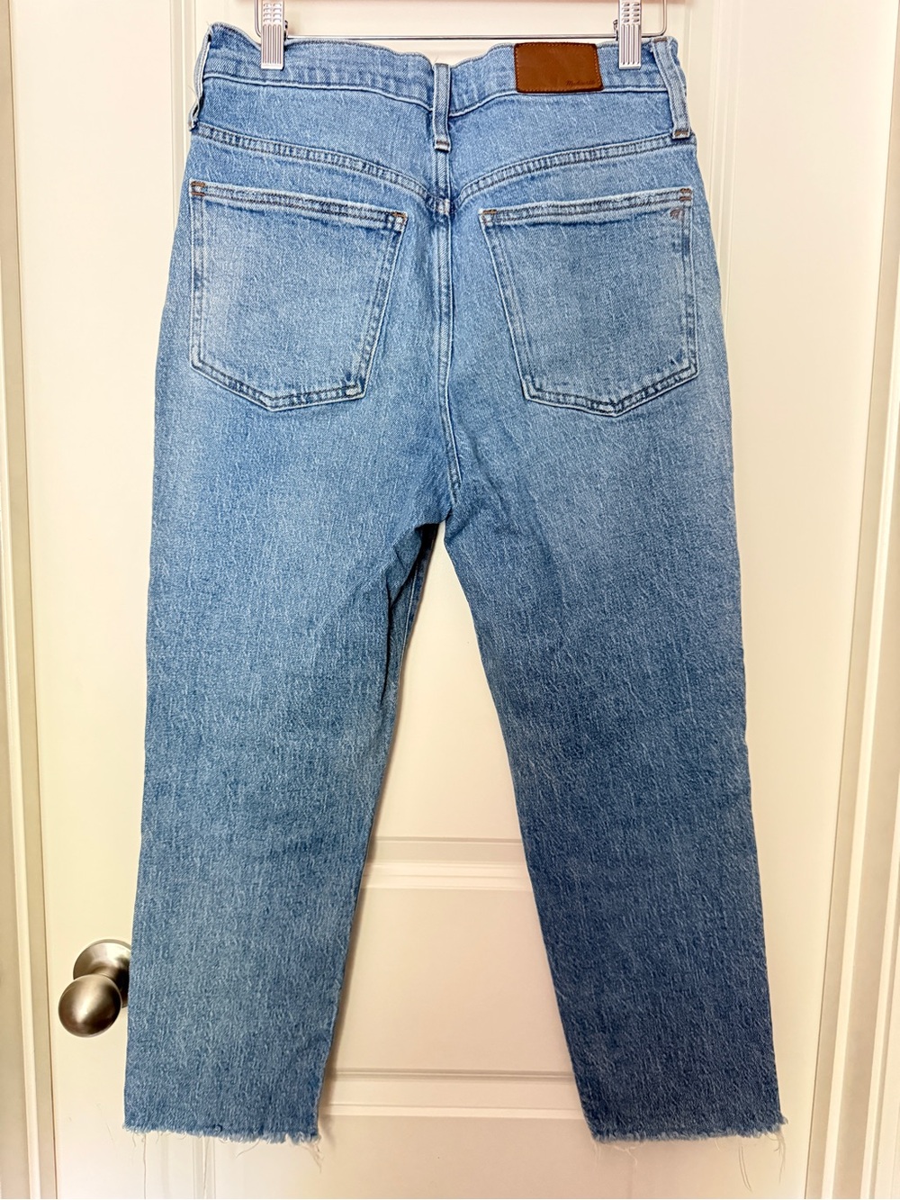 Madewell Perfect Vintage Jean Light Blue Women's Straight Leg size 28 petite - Picture 2 of 4